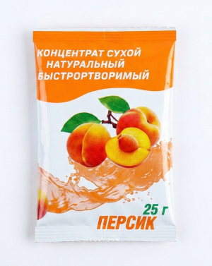 Напиток быстрорастворимый, вкус персик